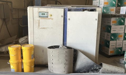 Bảo dưỡng máy nén khí tại nhà máy gạo Tiền Giang