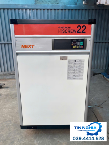 Máy nén khí trục vít Hitachi 30HP - tổng thể